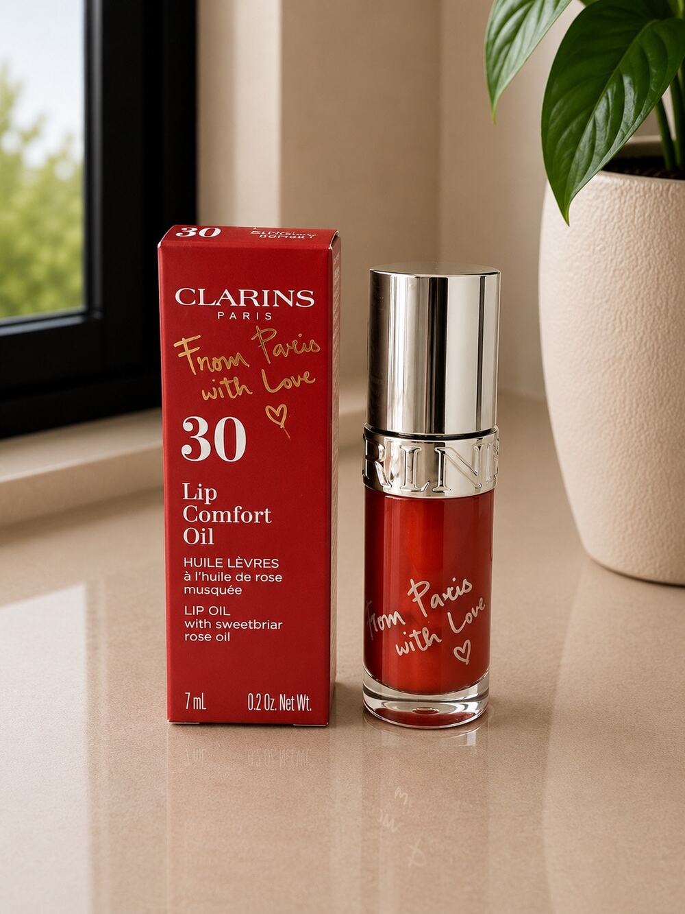 Clarins Lip Comfort Oil 30 Burning Sunset Limited Edition New in Box Rare